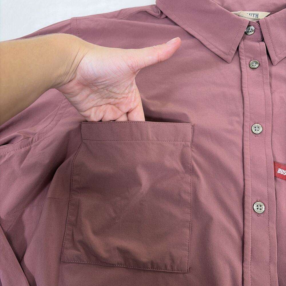 Duluth Trading Flexcellence Button Shirt Womens 3X Bust Proof 89809 Long Sleeve - Picture 5 of 10